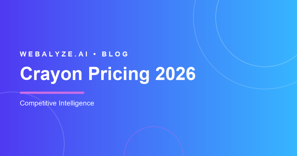 Crayon Pricing (2026): What It Actually Costs + Alternatives — Webalyze blog